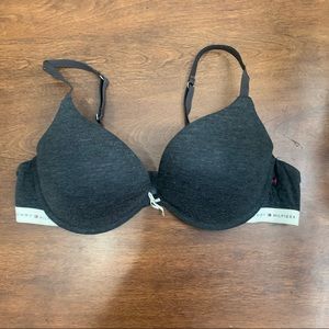 Tommy Hilfiger Grey Push Up bra